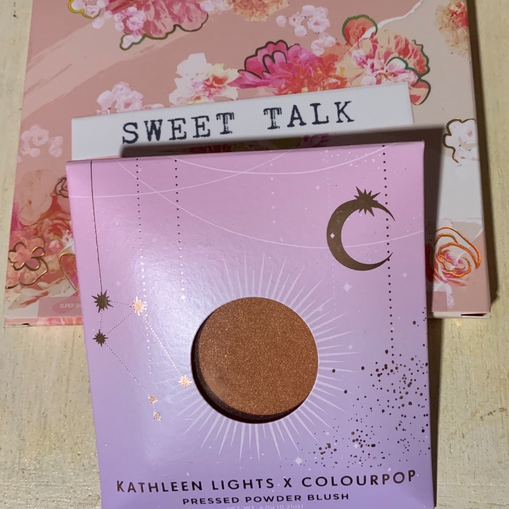 COLOURPOP bundle: Sweet Talk palette and blush